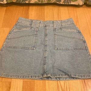 BDG denim utility skirt